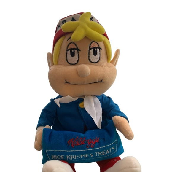 Vtg Lot of 3 Craquement ! Pop ! Figurines en peluche Rice Krispies 1999 Kello - Picture 6 of 14